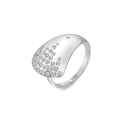 Hot Diamonds - Elegantní prsten s diamantem a topazy Spritz DR295