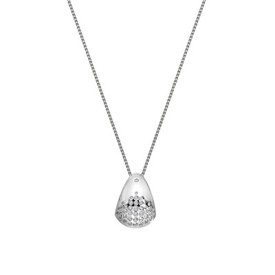 Hot Diamonds - Luxusní stříbrný náhrdelník s diamantem a topazy Spritz DP1082