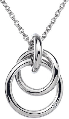 Hot Diamonds - Náhrdelník Eternity Interlocking DP372 (řetízek, přívěsek)