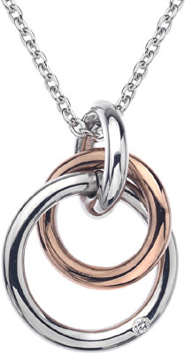 Hot Diamonds - Náhrdelník Eternity Interlocking DP373 (řetízek, přívěsek)