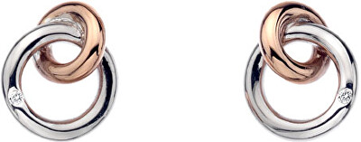 Hot Diamonds - Náušnice Eternity Interlocking Stud DE309