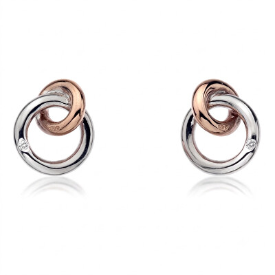 Hot Diamonds - Fülbevaló Eternity Interlocking Stud DE309