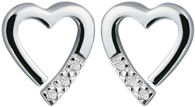 Hot Diamonds - Náušnice Hot Diamonds Just add Love Memories DE110