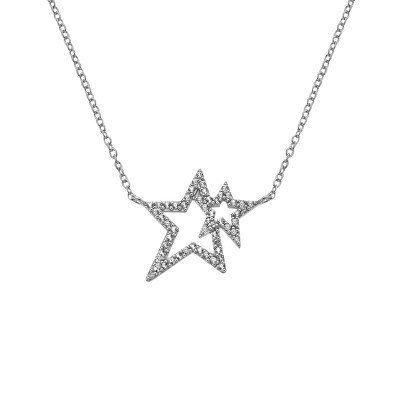 Hot Diamonds - Oslnivý stříbrný náhrdelník Shimmer DN229