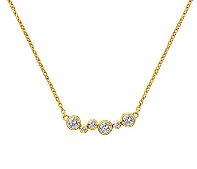 Hot Diamonds - Pozlacený náhrdelník s diamantem Gemstone DN213