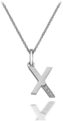 Hot Diamonds - Náhrdelník Hot Diamonds Micro X Clasic DP424 (řetízek, přívěsek)