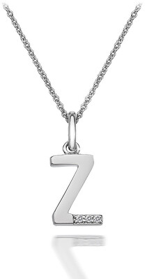 Hot Diamonds - Náhrdelník Hot Diamonds Micro Z Clasic DP426 (řetízek, přívěsek)