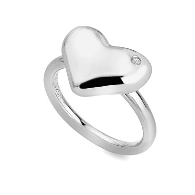 Hot Diamonds - Půvabný stříbrný prsten s diamantem Desire DR275