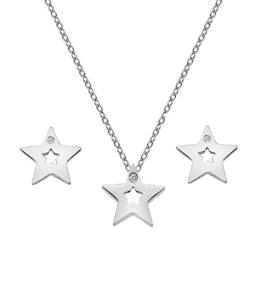 Hot Diamonds - Sada stříbrných šperků Amulets SS132 (náhrdelník, náušnice)