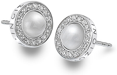 Hot Diamonds - Stříbrné náušnice Hot Diamonds Emozioni Giove Pearl DE460
