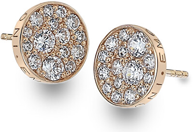 Hot Diamonds - Stříbrné náušnice Hot Diamonds Emozioni Scintilla Rose Gold DE457