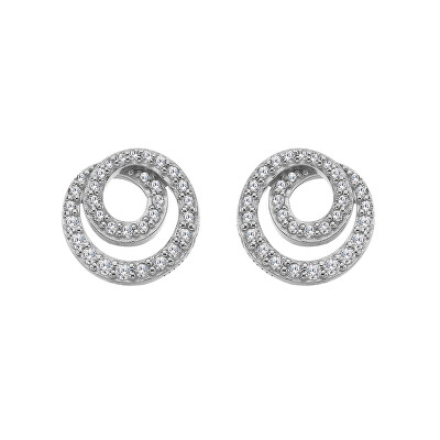 Hot Diamonds - Stříbrné náušnice Shimmer DE873