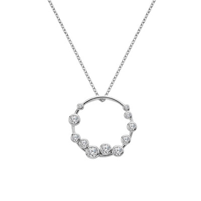 Hot Diamonds - Stříbrný luxusní náhrdelník Tender DP1106 (řetízek, přívěsek)
