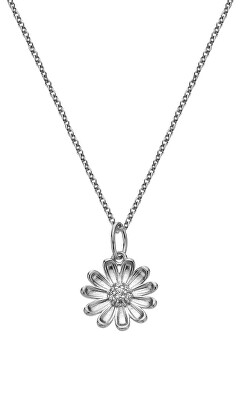 Hot Diamonds - Stříbrný náhrdelník se zirkony Proud of You Silver Whisper SWP009 (řetízek, přívěsek)