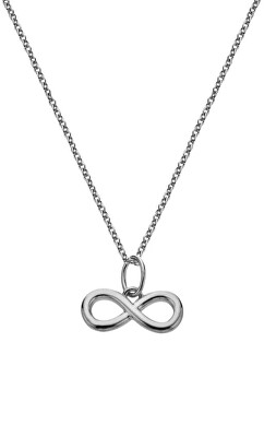 Hot Diamonds - Stříbrný náhrdelník Nekonečno Silver Whisper SWP007 (řetízek, přívěsek)