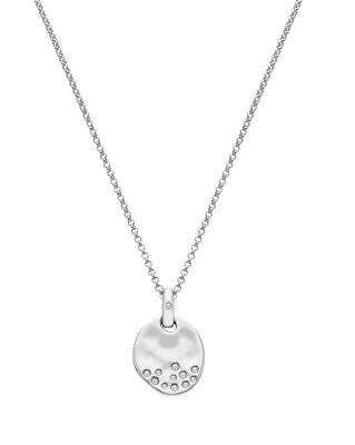 Hot Diamonds - Stříbrný náhrdelník s diamantem a topazy Illuminate DP1031 (řetízek, přívěsek)
