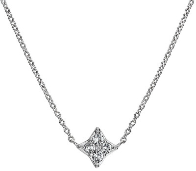 Hot Diamonds - Stříbrný náhrdelník s diamantem Stellar DN174