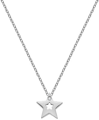 Hot Diamonds - Stříbrný náhrdelník s hvězdičkou Amulets DP722