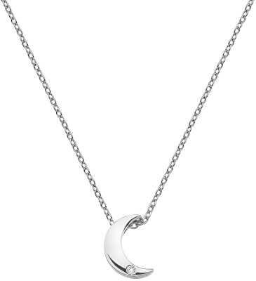 Hot Diamonds - Stříbrný náhrdelník s půlměsícem Amulets DP723