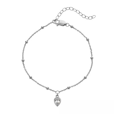 Hot Diamonds - Stříbrný náramek pro ženy narozené v dubnu Silver Whisper SWB028