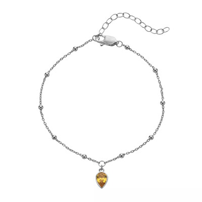 Hot Diamonds - Stříbrný náramek pro ženy narozené v listopadu Silver Whisper SWB035