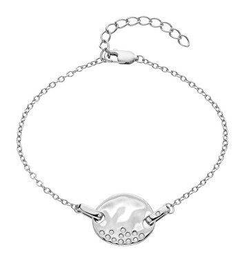Hot Diamonds - Stříbrný náramek s diamantem a topazy Illuminate DL697