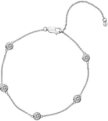 Hot Diamonds - Stříbrný náramek s topazy a pravým diamantem Willow DL580