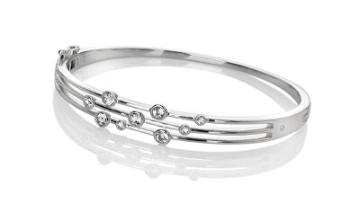 Hot Diamonds - Stylový pevný náramek s topazy a diamantem Tender DC188