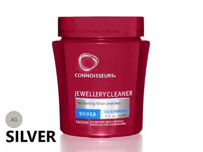 JK Box - Čistič-čisticí lázeň na šperky ze stříbra 250 ml CONNOISSEURS CN-1030/AG
