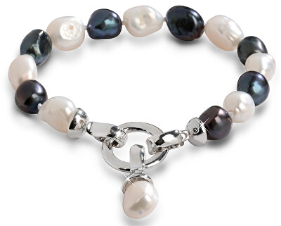 JwL Luxury Pearls - Náramek z pravých perel ve dvou odstínech JL0317