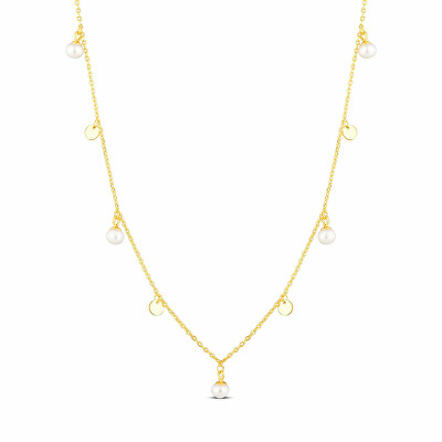 JwL Luxury Pearls - Jemný náhrdelník s perlovými přívěsky JL0861