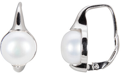JwL Luxury Pearls - Stříbrné náušnice s pravými perlami JL0460