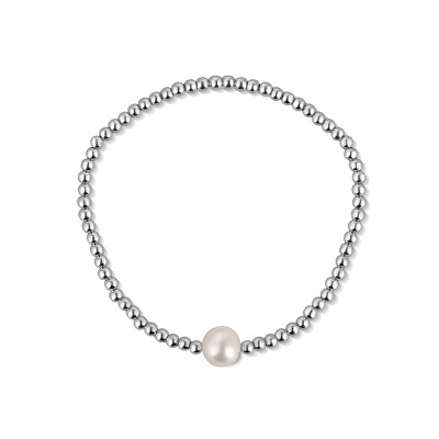 JwL Luxury Pearls - Korálkový náramek s pravou sladkovodní perlou JL0713