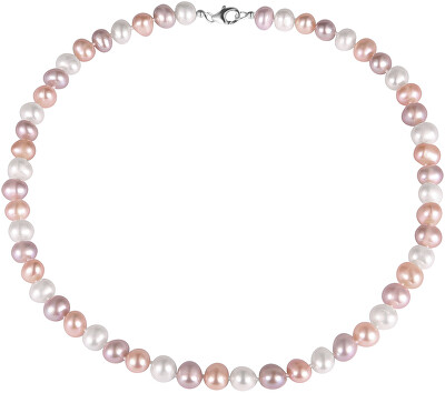 JwL Luxury Pearls - Multibarevný náhrdelník z pravých perel JL0568