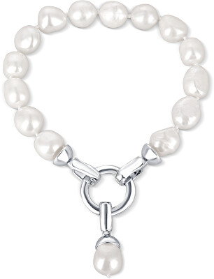 JwL Luxury Pearls - Náramek z pravých bílých perel JL0560