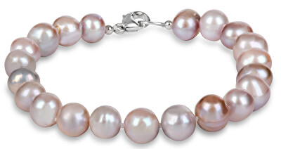 JwL Luxury Pearls - Náramek z pravých růžových perel JL0361