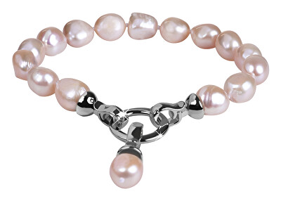 JwL Luxury Pearls - Náramek z pravých růžových perel JL0556