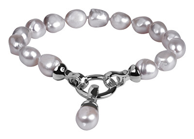 JwL Luxury Pearls - Náramek z pravých šedých perel JL0558