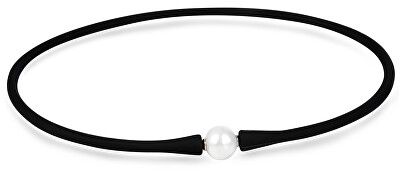 JwL Luxury Pearls - Sportovní perlový náhrdelník černý JL0345