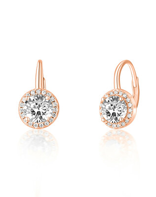 JVD - Cercei din bronz cu zircon transparent SVLE0986XH2RO00