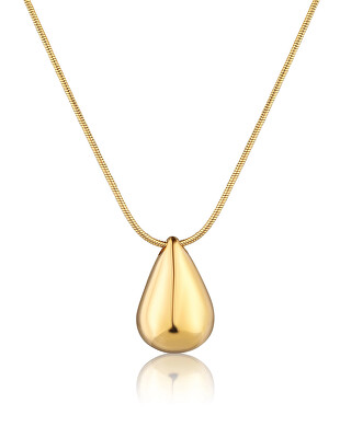 JVD - Pozlacený náhrdelník pro ženy Tear Drop SSSN0089X20GO55