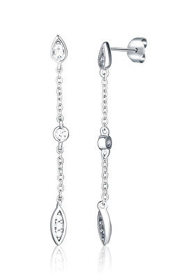 JVD - Elegantní stříbrné náušnice se zirkony SVLE2320X61BI00
