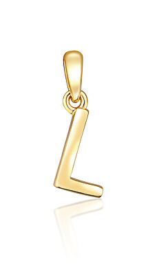 JVD - Minimalistický pozlacený přívěsek písmeno "L" SVLP0948XH2GO0L