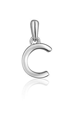 JVD - Minimalistický stříbrný přívěsek písmeno "C" SVLP0948XH2000C