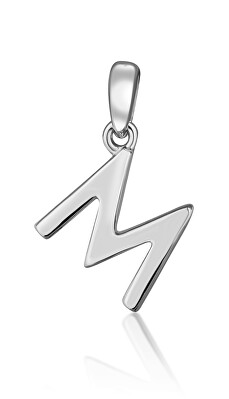 JVD - Minimalistický stříbrný přívěsek písmeno "M" SVLP0948XH2000M