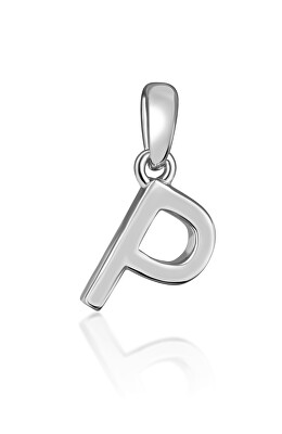 JVD - Minimalistický stříbrný přívěsek písmeno "P" SVLP0948XH2000P