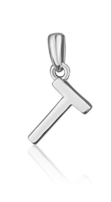 JVD - Minimalistický stříbrný přívěsek písmeno "T" SVLP0948XH2000T