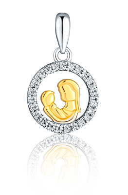 JVD - Půvabný bicolor přívěsek Madona SVLP1137X61BC00