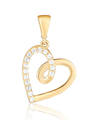 JVD - Srdíčkový přívěsek ze žlutého zlata ZP0252XJ70-8800