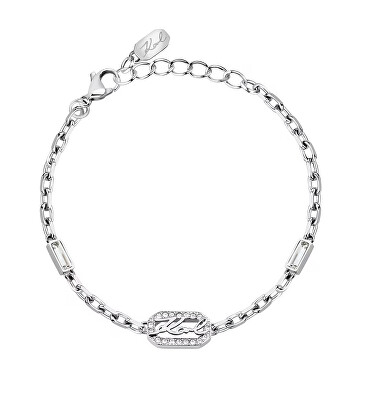 Karl Lagerfeld - Elegantní ocelový náramek pro ženy Crystals KLAYC34